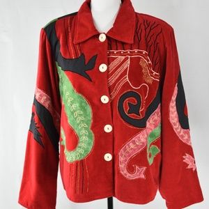 Multi-color and Patterned Blazer / Jacket